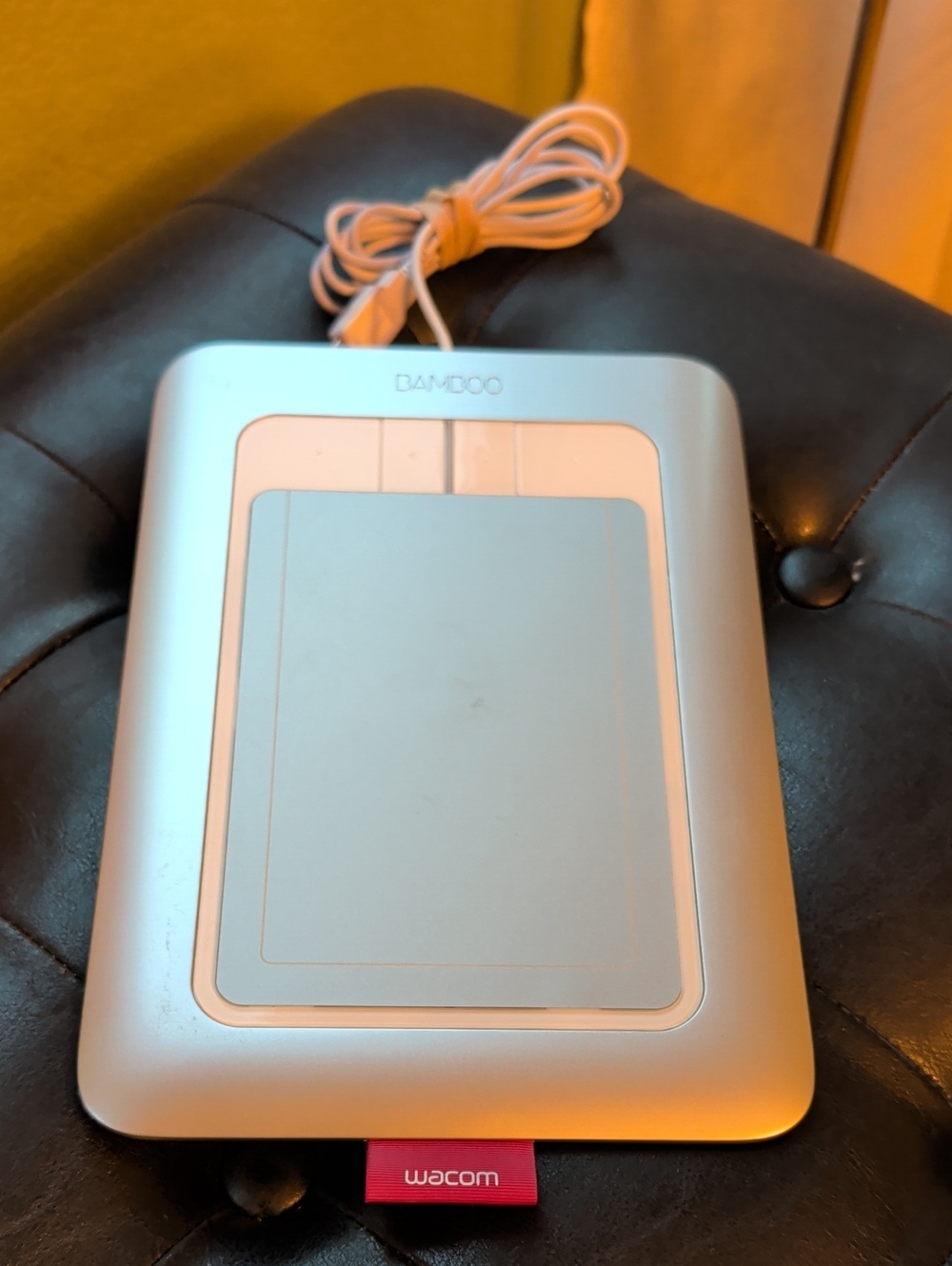Bamboo Silver Graphic Tablet - Compact USB Drawing Pad